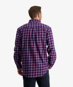Swanndri Mens Barn Shirt -Fishing Elegant store ssd2225a barn shirt navy red om 03 topzoom 8 web 1 1