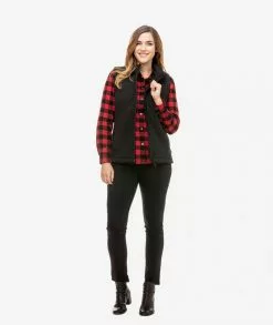 Swanndri Womens Ashcroft Softshell Vest -Fishing Elegant store sw17415w ashcroft black full 1