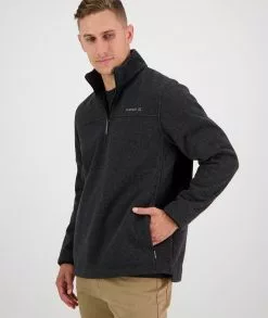 Swanndri Mens Weka Sweater -Fishing Elegant store swanndri men s weka pullover with bonded wool lining charcoal2