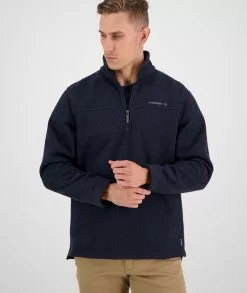 Swanndri Mens Weka Sweater -Fishing Elegant store swanndri men s weka pullover with bonded wool lining navy