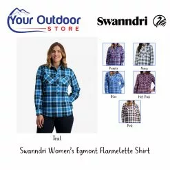 Swanndri Womens Egmont Flannelette Shirt -Fishing Elegant store swanndri womens egmont Hero teal