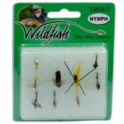 J.M Gillies Wildfish Trout Fly Pack -Fishing Elegant store wildfish fly fishing pack trout nymph 70167.1563503778