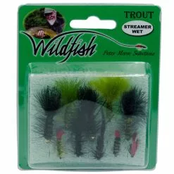 J.M Gillies Wildfish Trout Fly Pack -Fishing Elegant store wildfish fly fishing pack trout wet 69445.1563503676